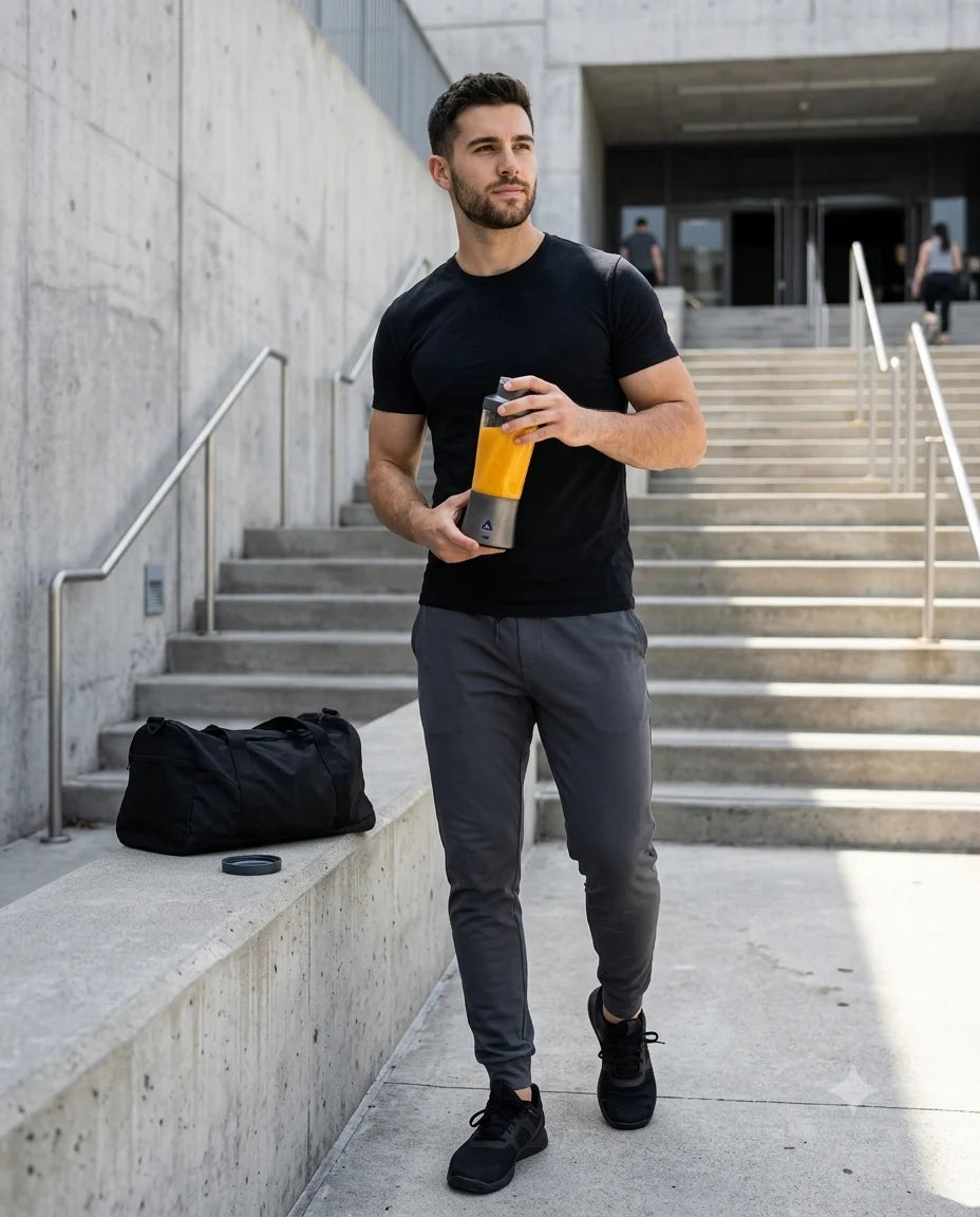 Ton shaker protéiné, mixé sur place.